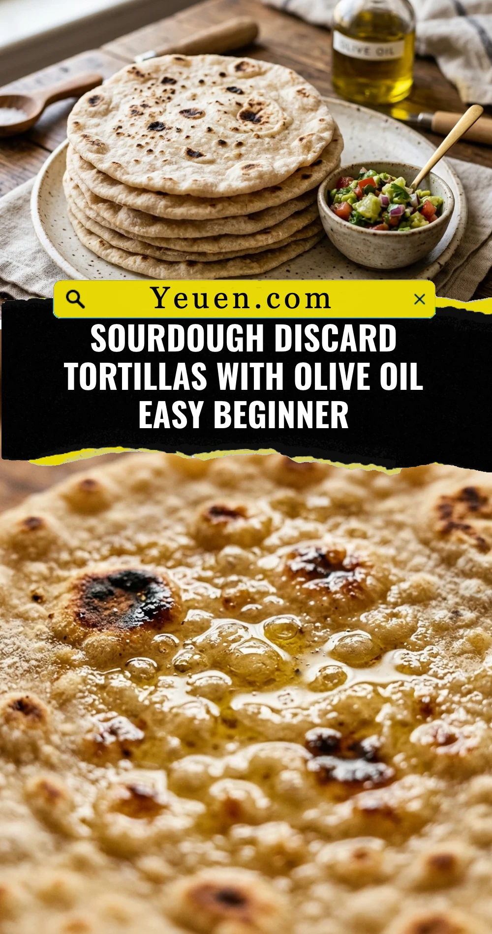 Sourdough Discard Tortillas With Olive Oil Easy Beginner