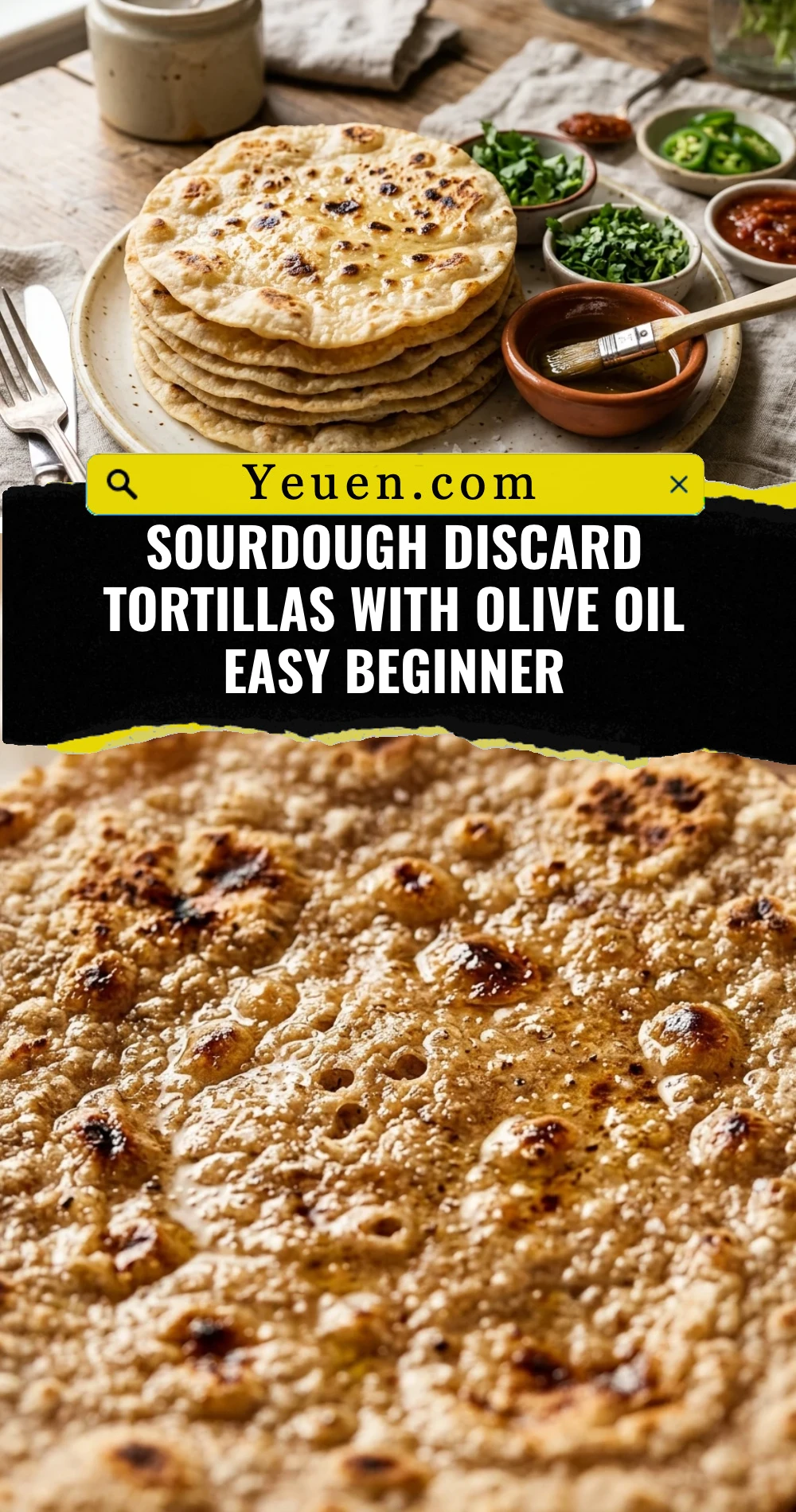 Sourdough Discard Tortillas With Olive Oil Easy Beginner