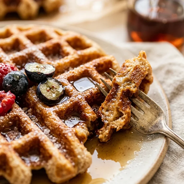 Sourdough Discard Waffles With Sourdough Starter Easy