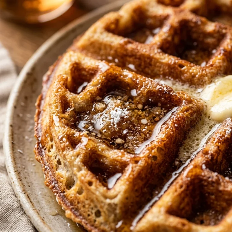 Sourdough Discard Waffles With Sourdough Starter Easy