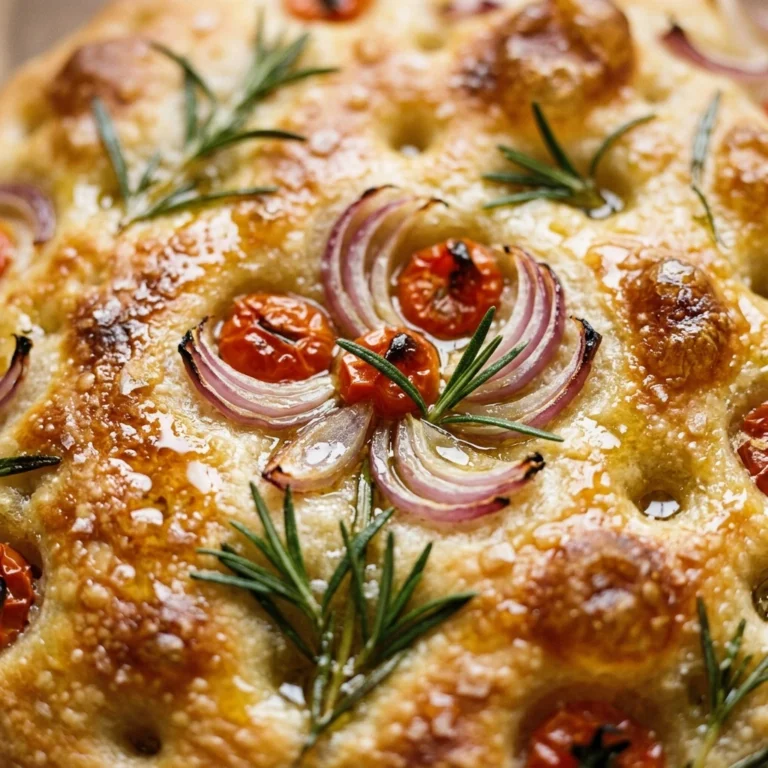 Sourdough Focaccia Art Floral Design Easy