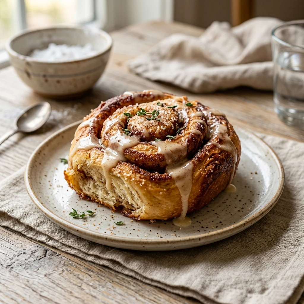 Sourdough Focaccia Cinnamon Roll Sweet