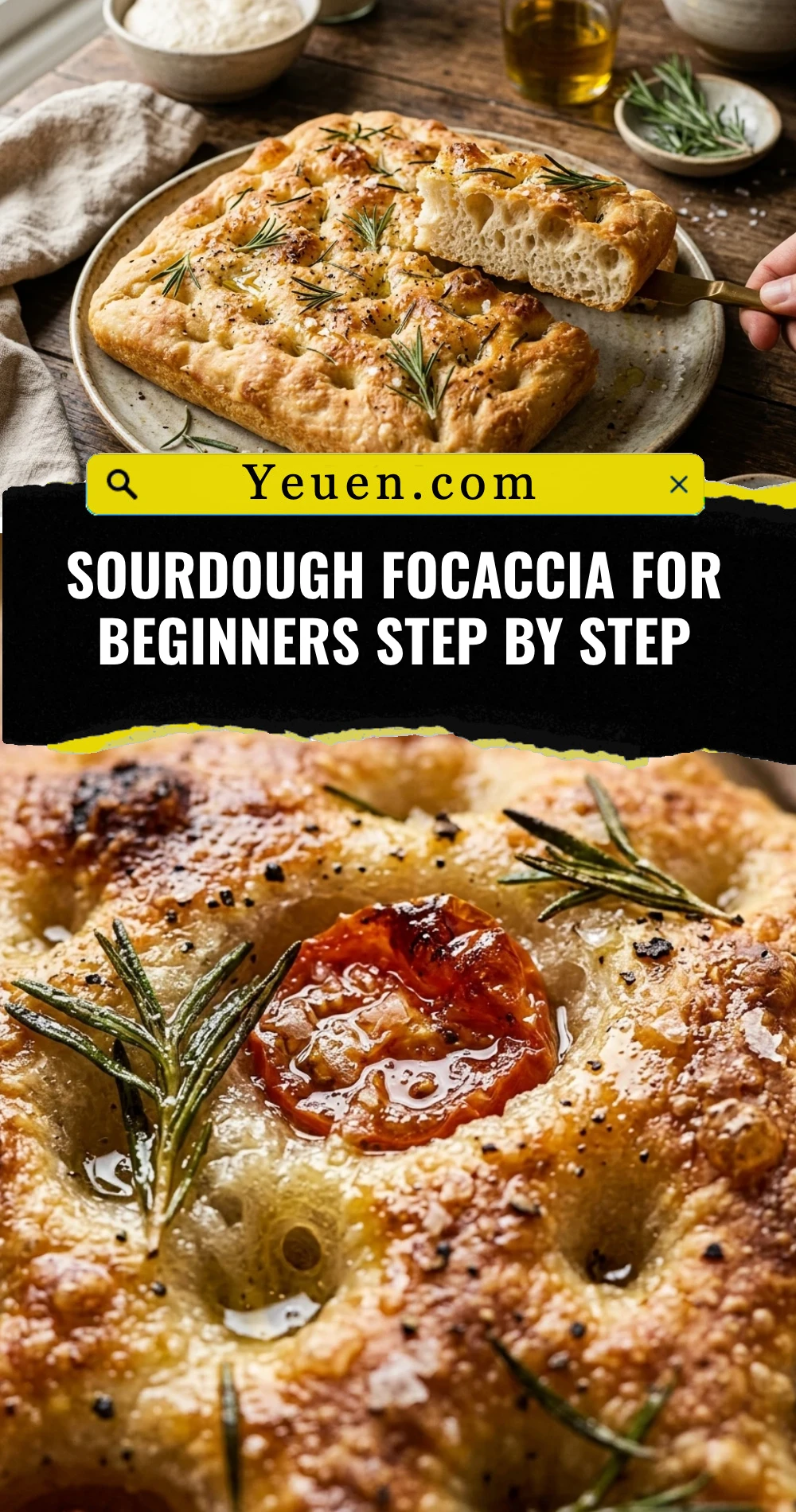 Sourdough Focaccia For Beginners Step By Step