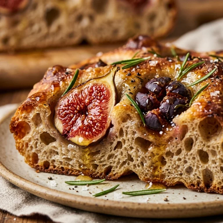 Sourdough Focaccia With Figs And Honey Fall