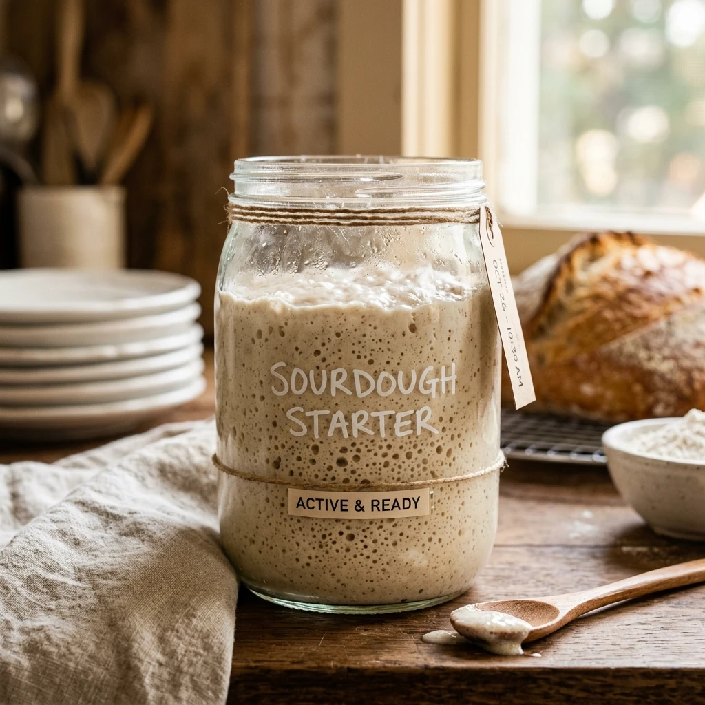 Sourdough For Beginners How To Know When Starter Is Ready