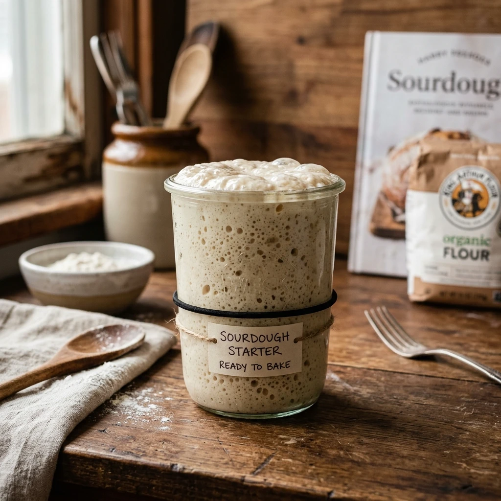 Sourdough For Beginners How To Know When Starter Is Ready