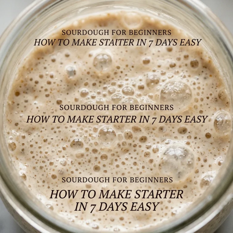 Sourdough For Beginners How To Make Starter In 7 Days Easy
