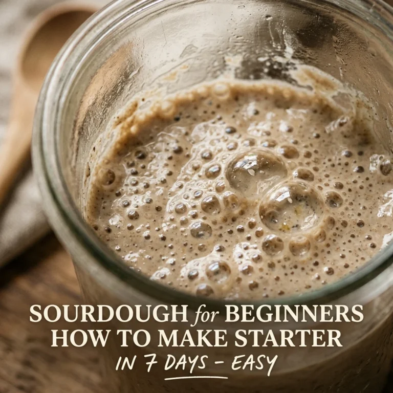 Sourdough For Beginners How To Make Starter In 7 Days Easy