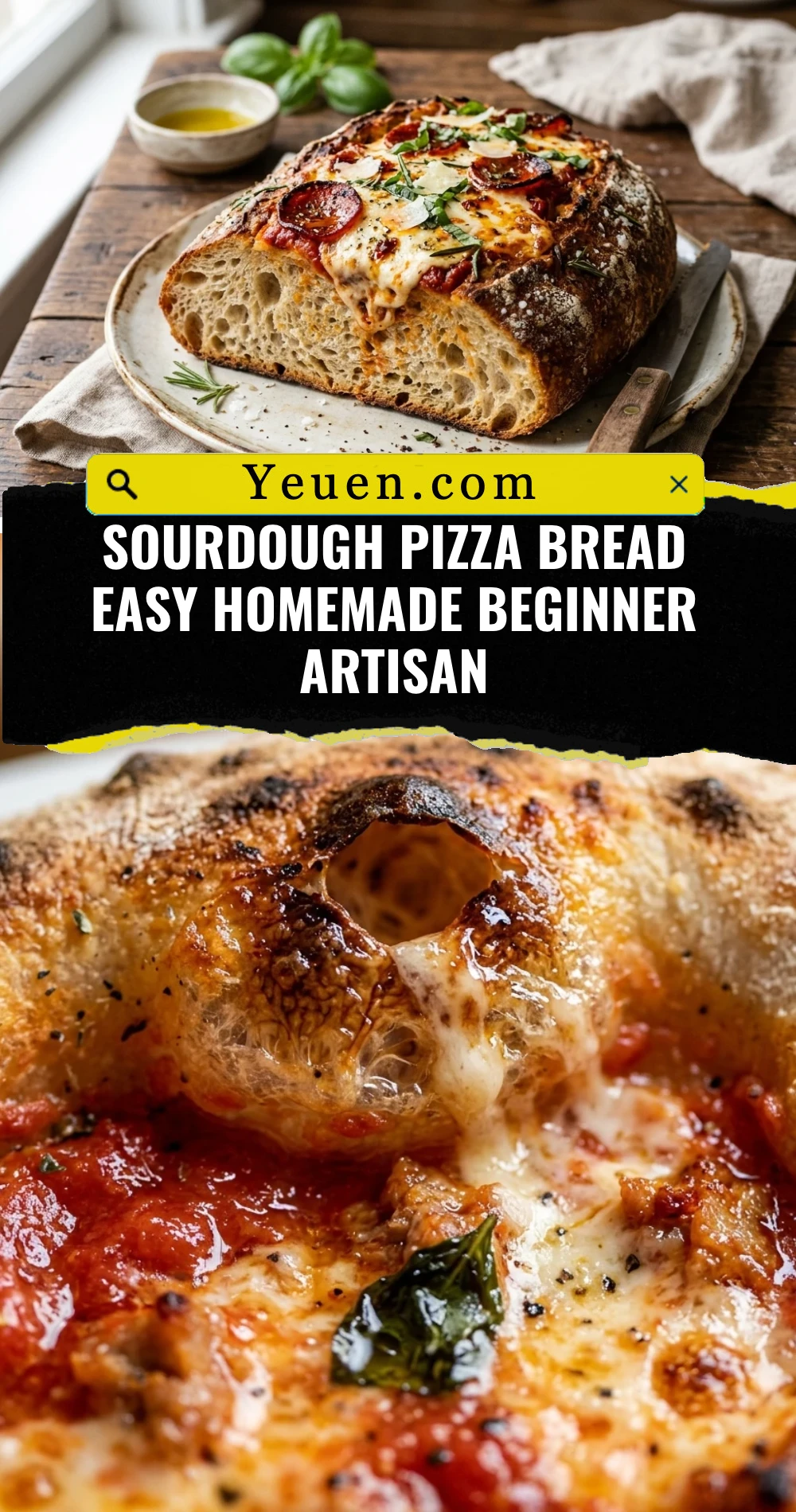 Sourdough Pizza Bread Easy Homemade Beginner Artisan