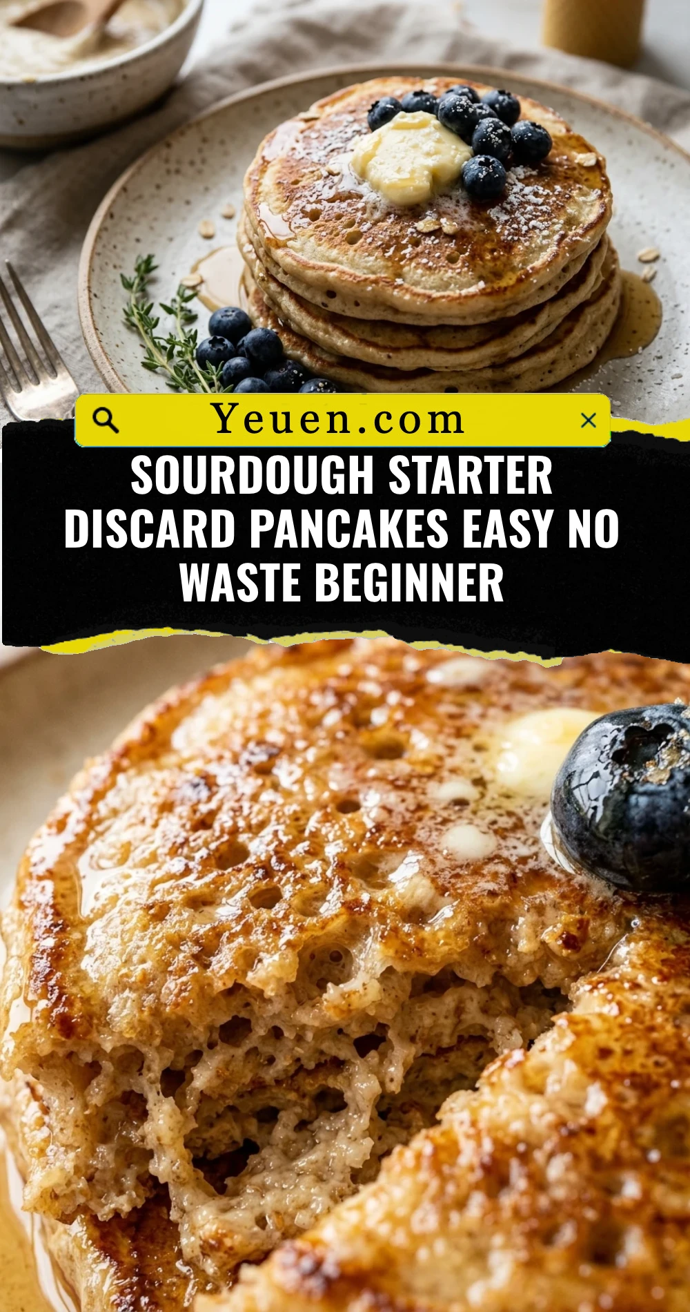 Sourdough Starter Discard Pancakes Easy No Waste Beginner