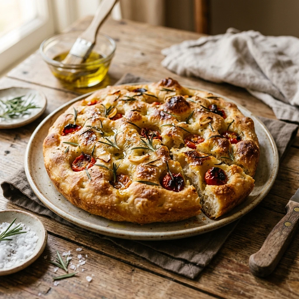 Sourdough Starter Focaccia From Scratch Easy