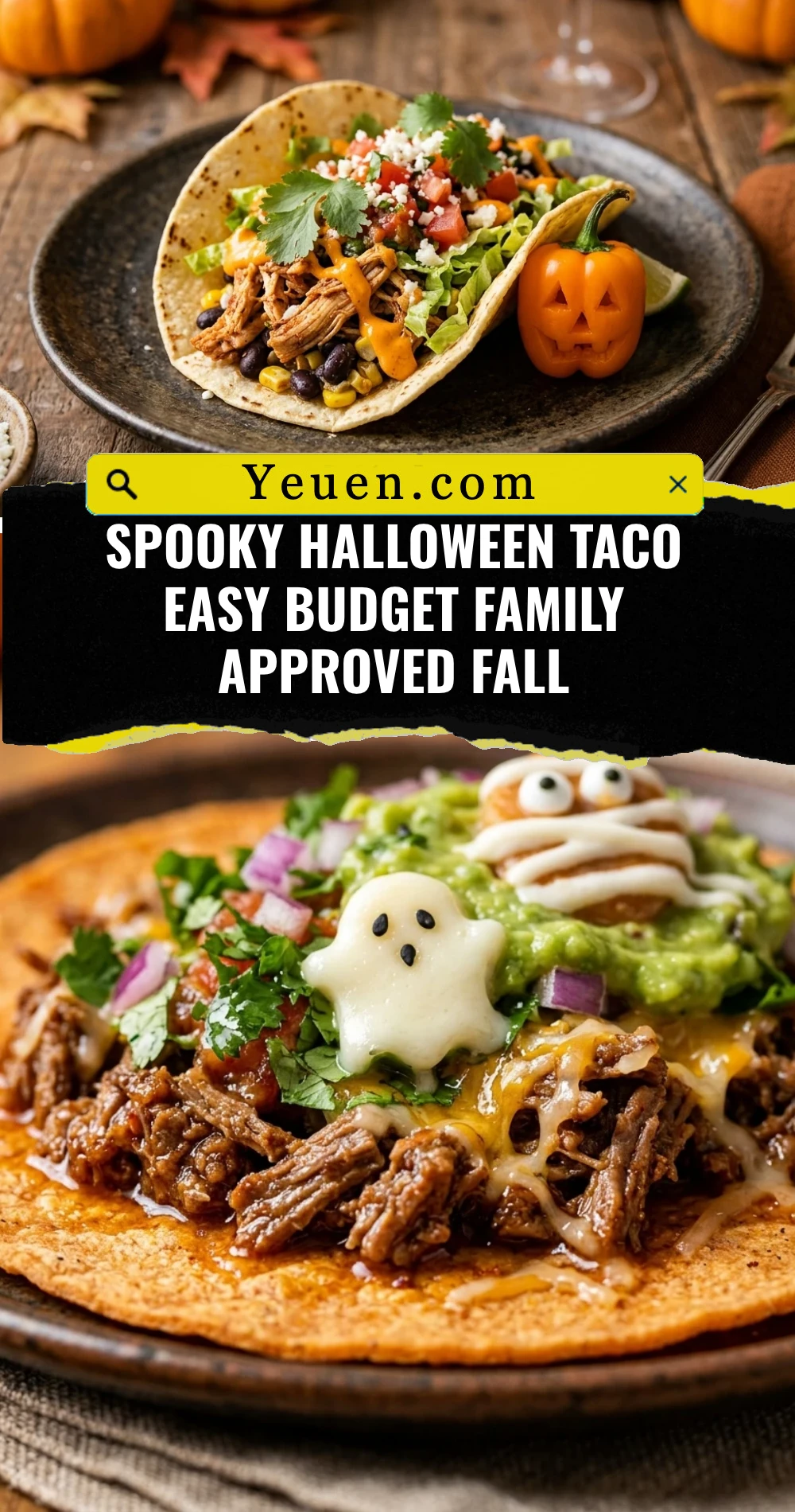 Spooky Halloween Taco Easy Budget Family Approved Fall