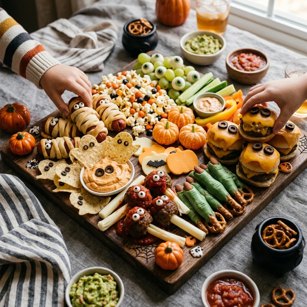Spooky Snack Dinner Board (Kids Pick Their Own)