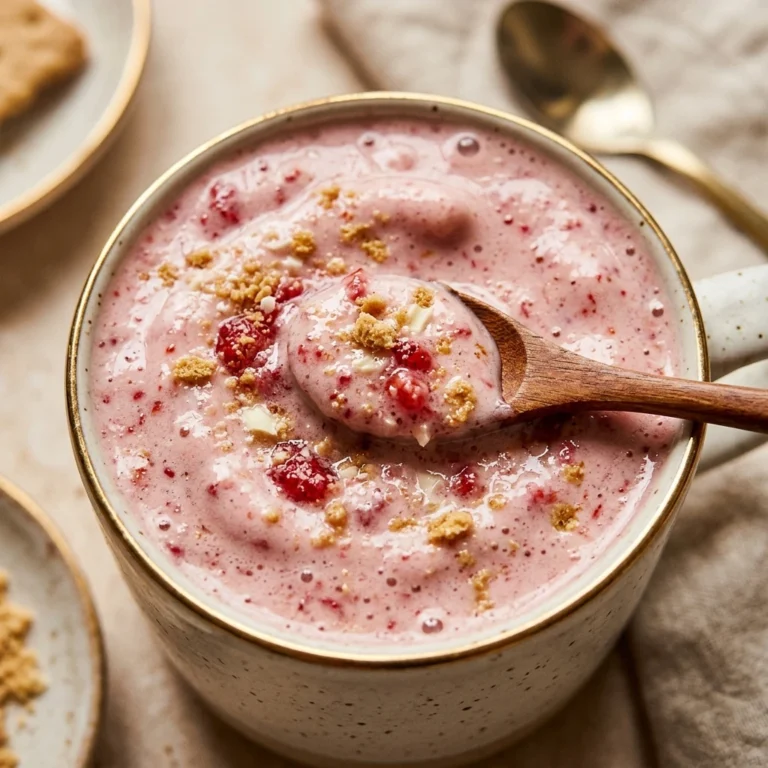 Strawberry Cheesecake Protein Shake - Ninja Creami Style 32g