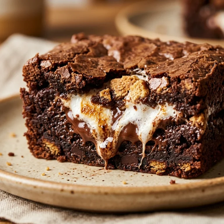 Stuffed Brownies S'mores Fudgy Chewy