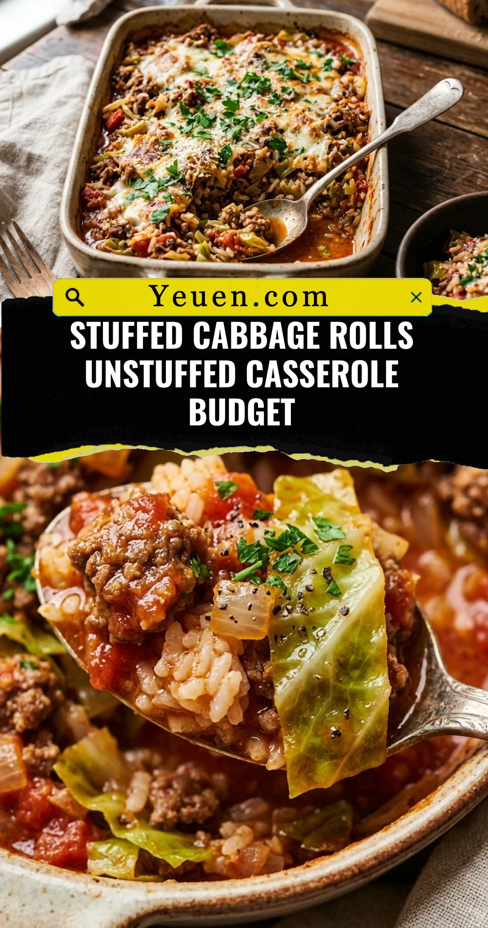 Stuffed Cabbage Rolls Unstuffed Casserole Budget