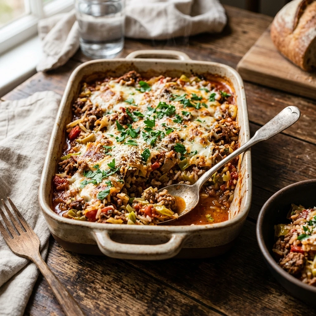 Stuffed Cabbage Rolls Unstuffed Casserole Budget