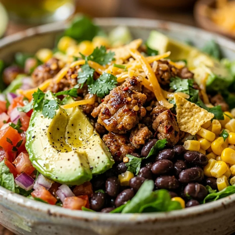 Taco Salad Loaded High Protein 35g