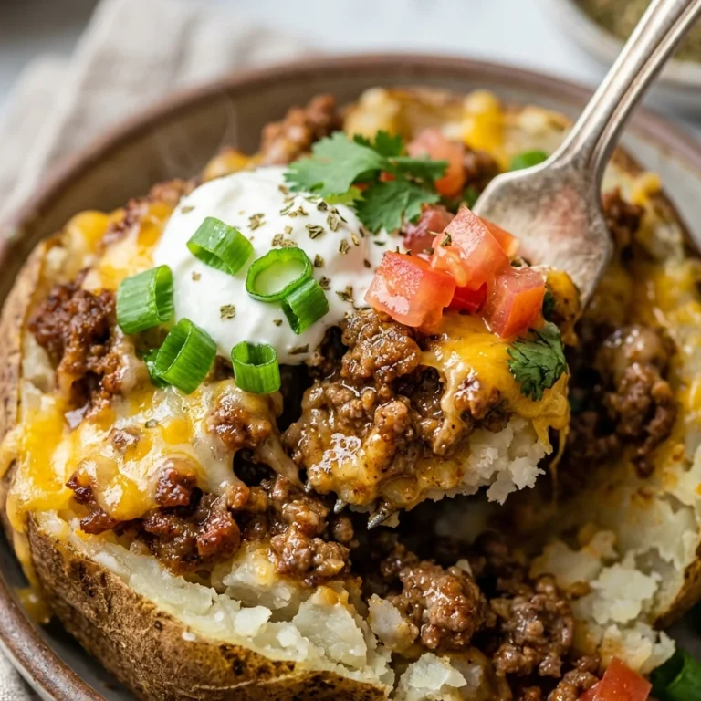Taco Stuffed Potatoes With Ground Beef Budget