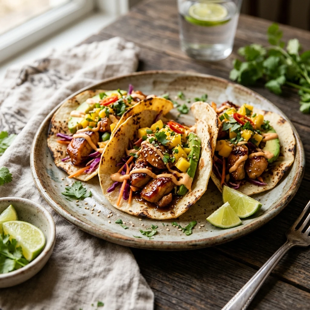 Teriyaki Chicken Tacos Easy 20 Minute Weeknight Ultimate Recipe Viral