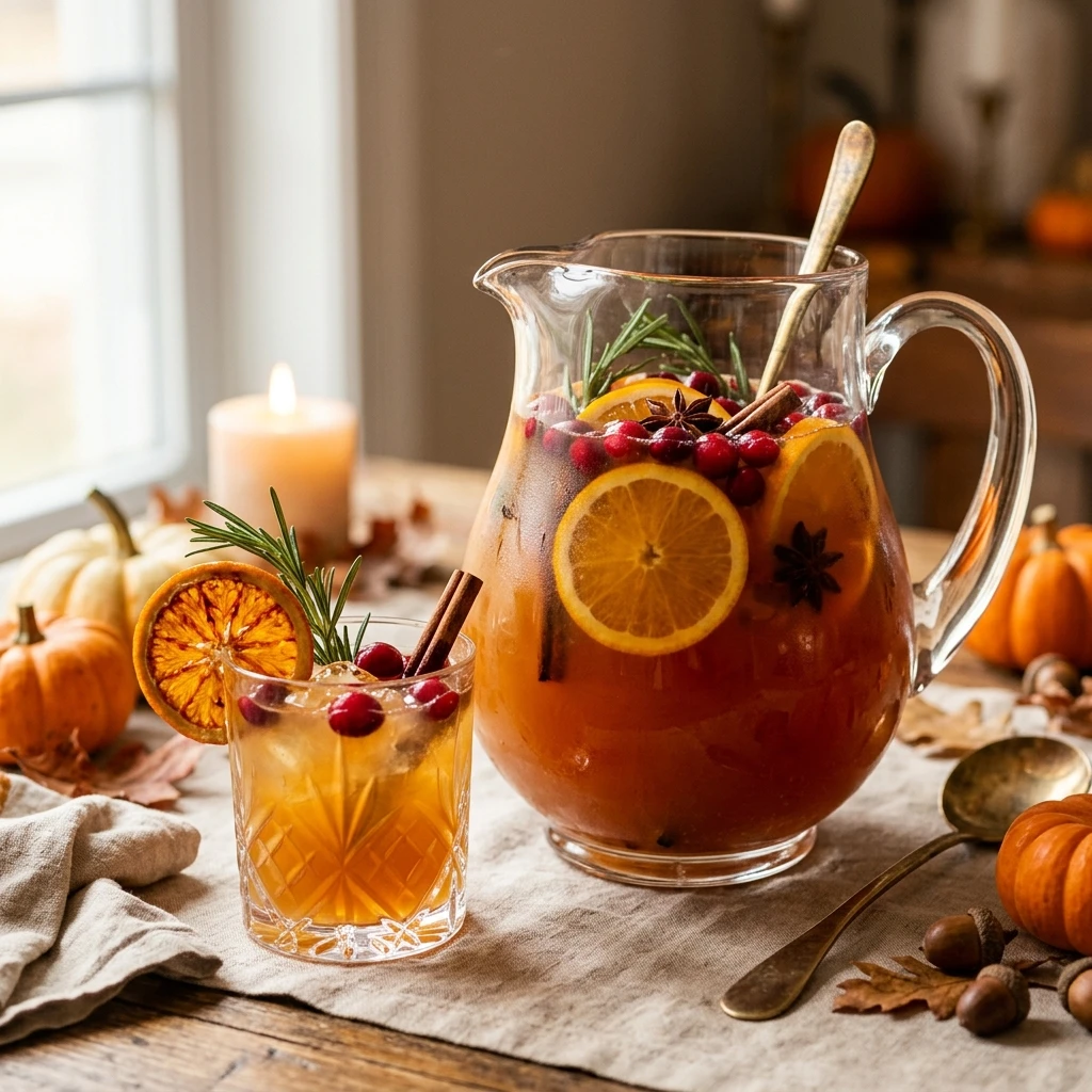 Thanksgiving Alcoholic Drinks Easy Punch