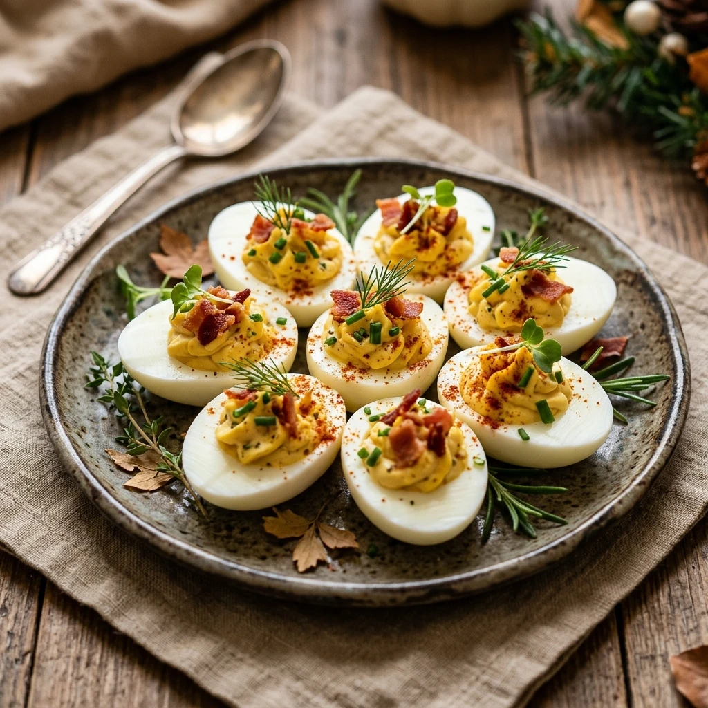 Thanksgiving Appetizers Deviled Eggs Keto Viral