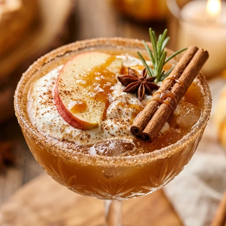 Thanksgiving Apple Pie Cocktail Mocktail Easy Party Holiday