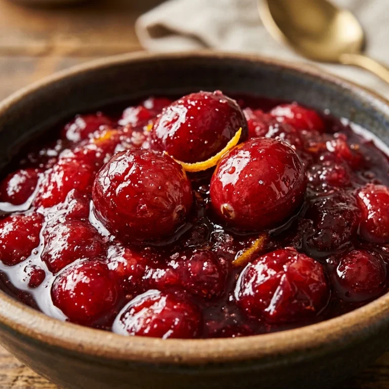 Thanksgiving Cranberry Sauce 3 Ingredients