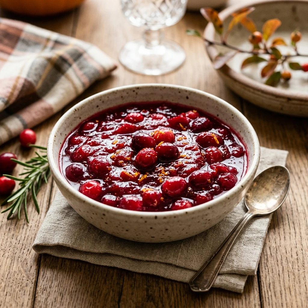 Thanksgiving Cranberry Sauce 3 Ingredients