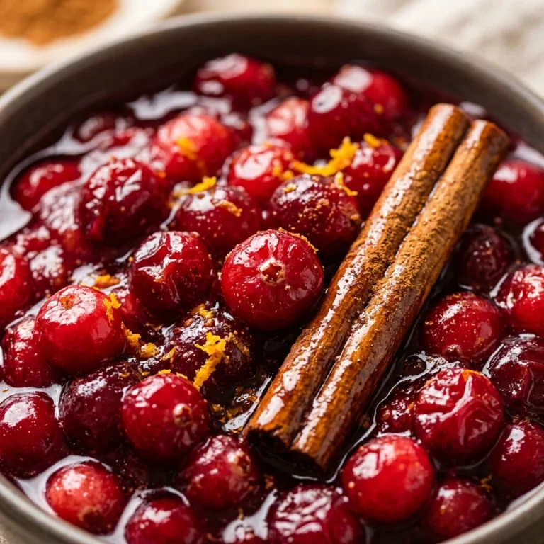 Thanksgiving Cranberry Sauce With Cinnamon No Sugar
