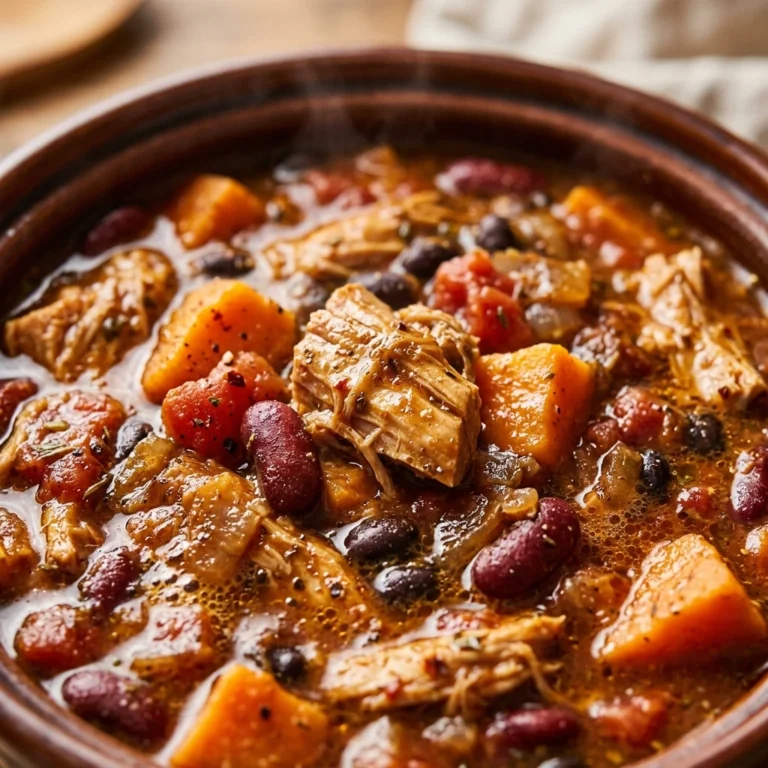 Thanksgiving Crockpot Turkey And Sweet Potato Chili High Protein Under $20 Feeds 8