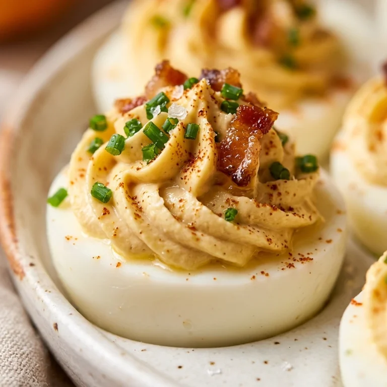 Thanksgiving Deviled Eggs Make Ahead 2 Days