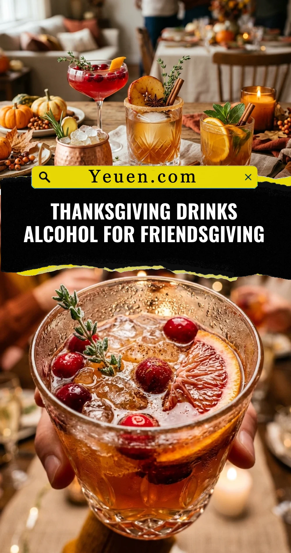 Thanksgiving Drinks Alcohol For Friendsgiving