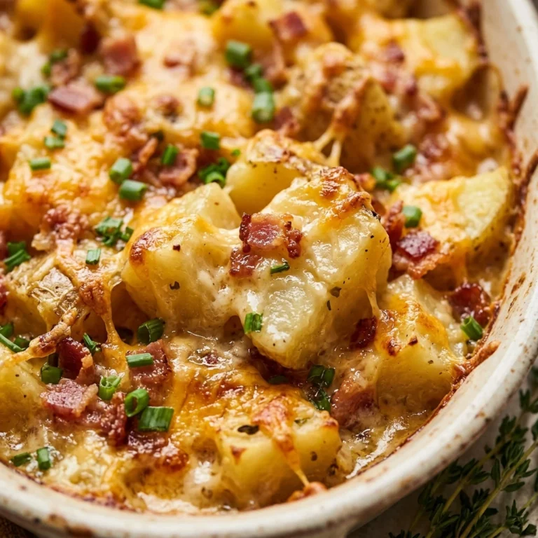 Thanksgiving Dump And Bake Potato Casserole 3 Ingredients