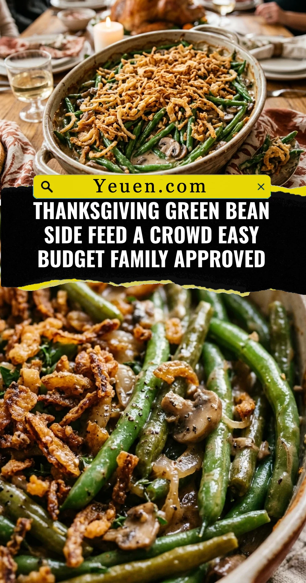 Thanksgiving Green Bean Side Feed A Crowd Easy Budget Family Approved