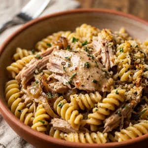 Thanksgiving Leftover Turkey Pasta