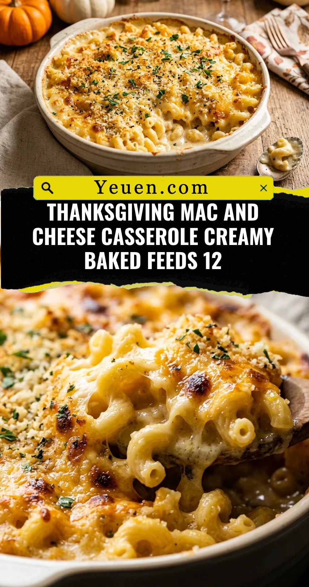 Thanksgiving Mac And Cheese Casserole Creamy Baked Feeds 12