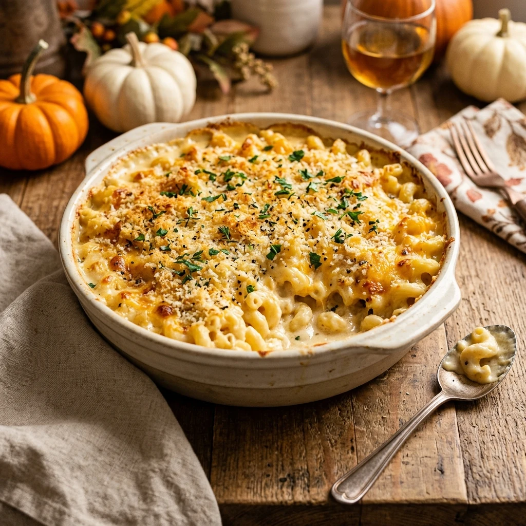 Thanksgiving Mac And Cheese Casserole Creamy Baked Feeds 12