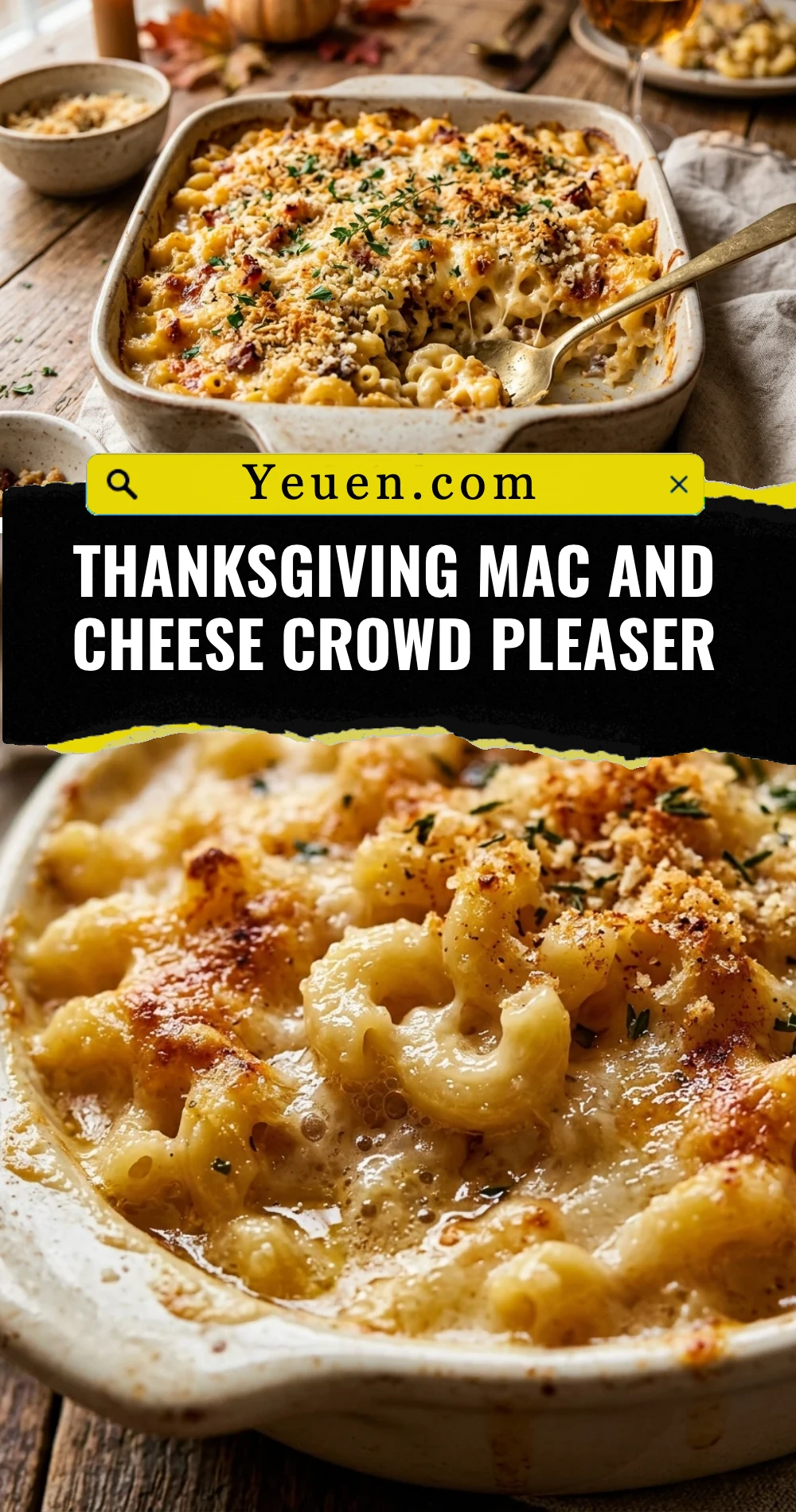 Thanksgiving Mac and Cheese Crowd Pleaser