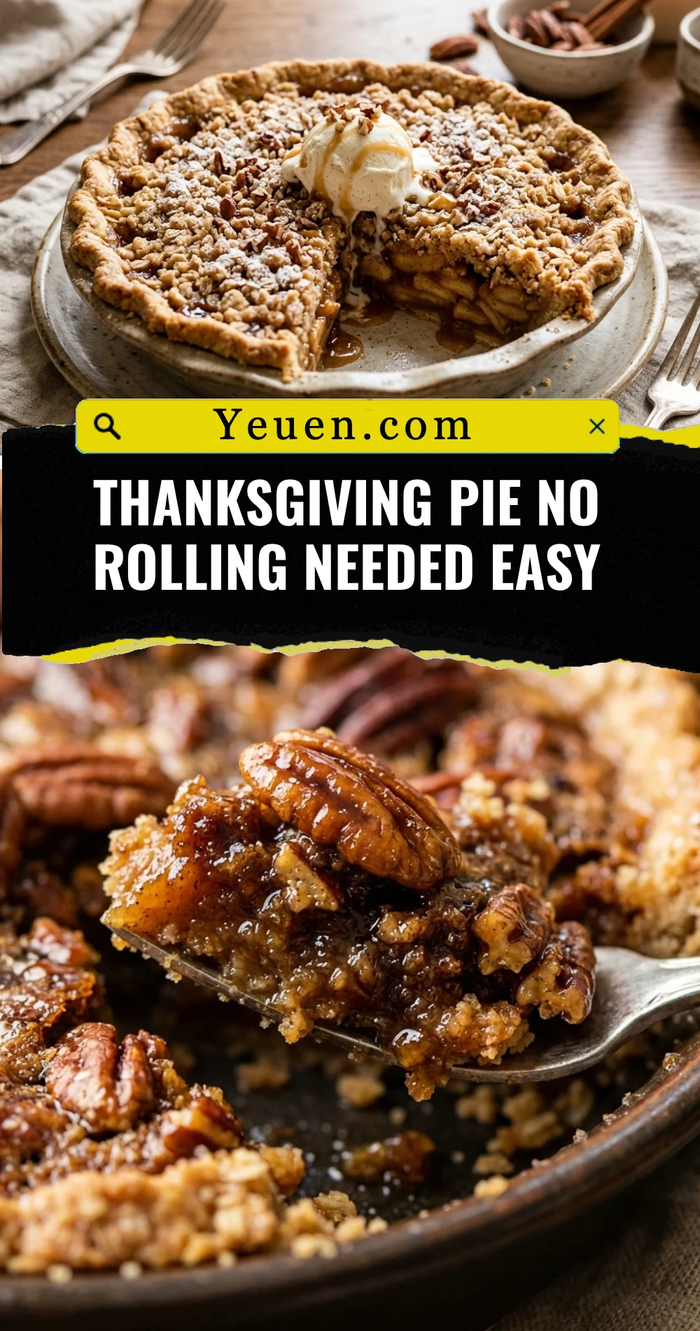 Thanksgiving Pie No Rolling Needed Easy
