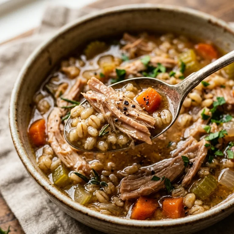 Thanksgiving Slow Cooker Turkey And Barley Stew High Protein Under $20 Feeds A Crowd
