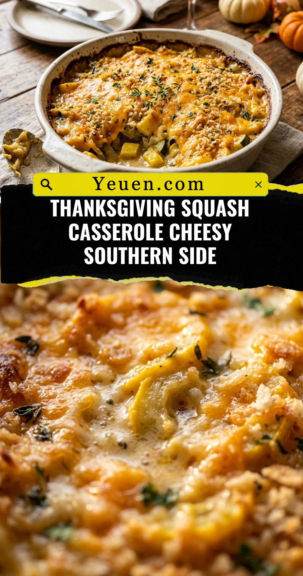 Thanksgiving Squash Casserole Cheesy Southern Side