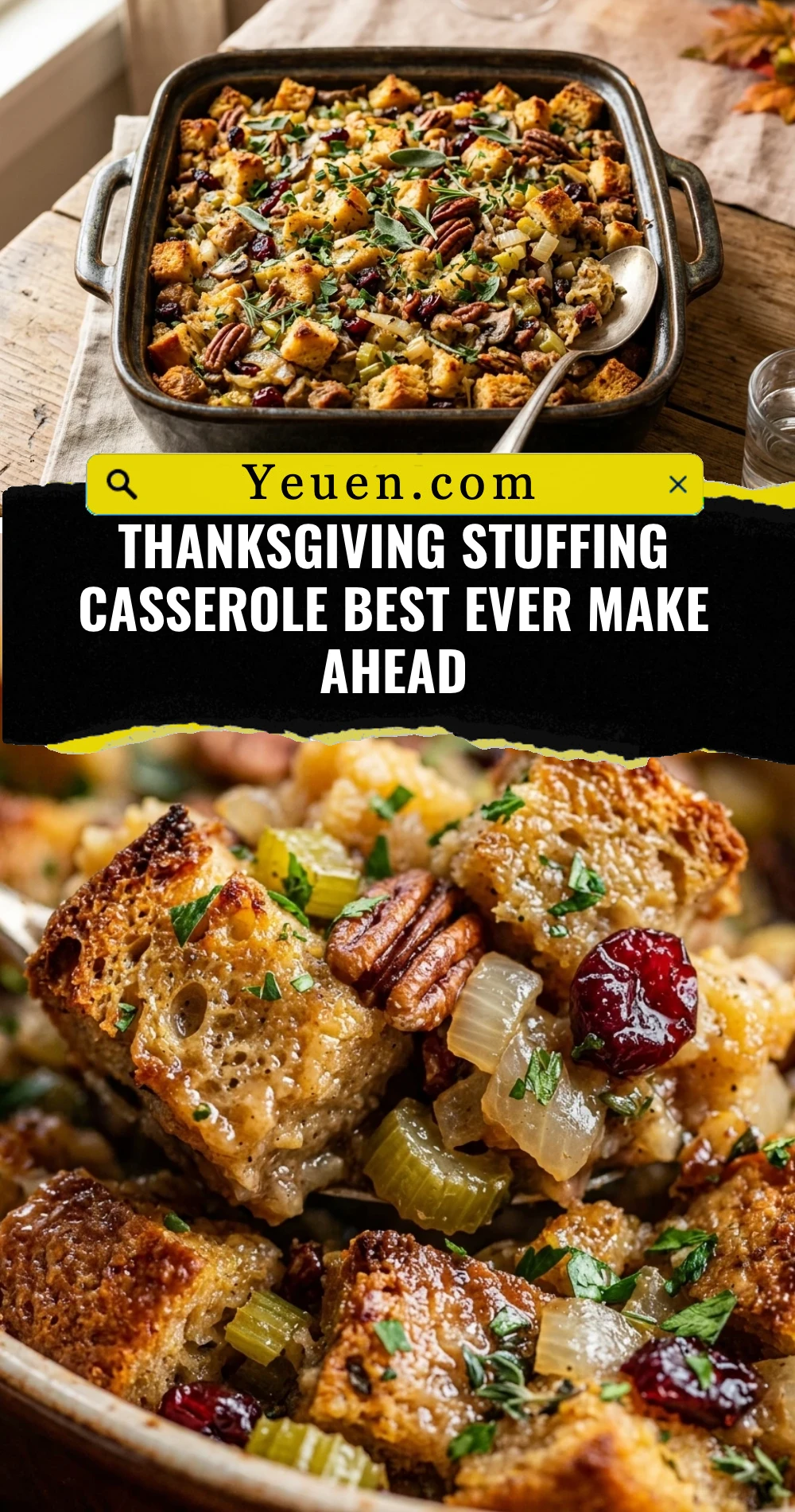 Thanksgiving Stuffing Casserole Best Ever Make Ahead
