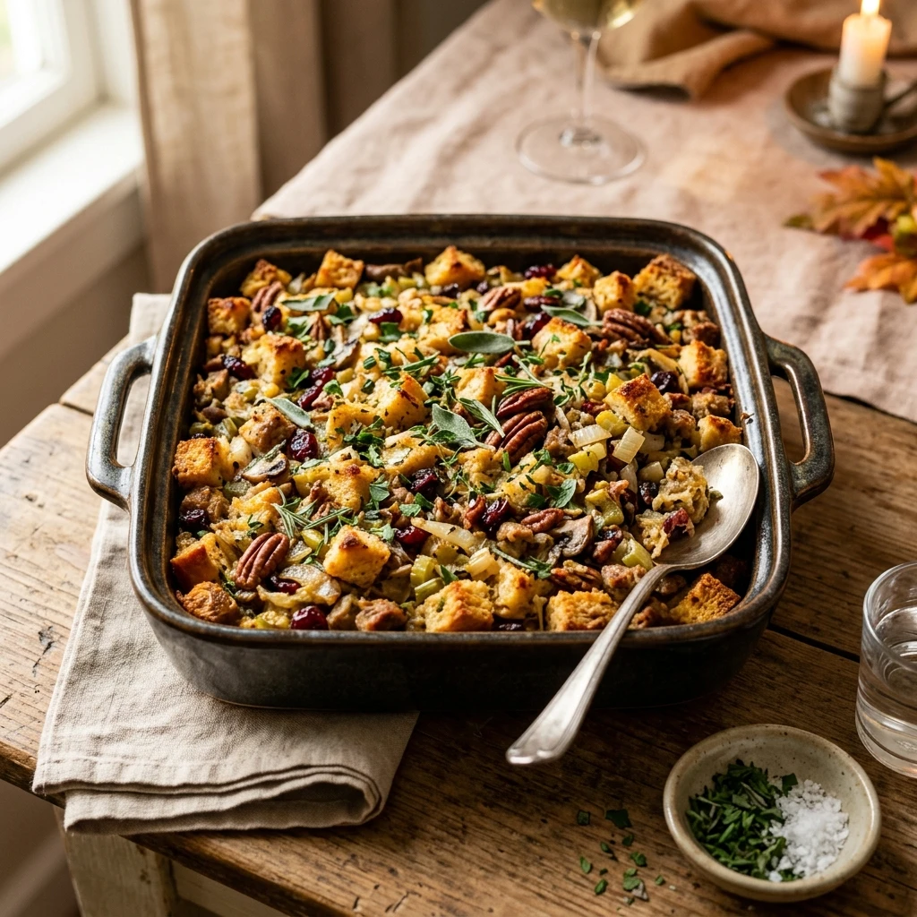 Thanksgiving Stuffing Casserole Best Ever Make Ahead