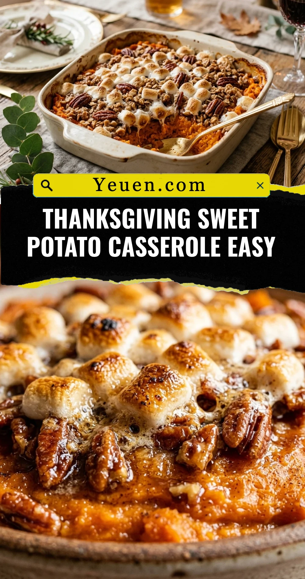Thanksgiving Sweet Potato Casserole Easy