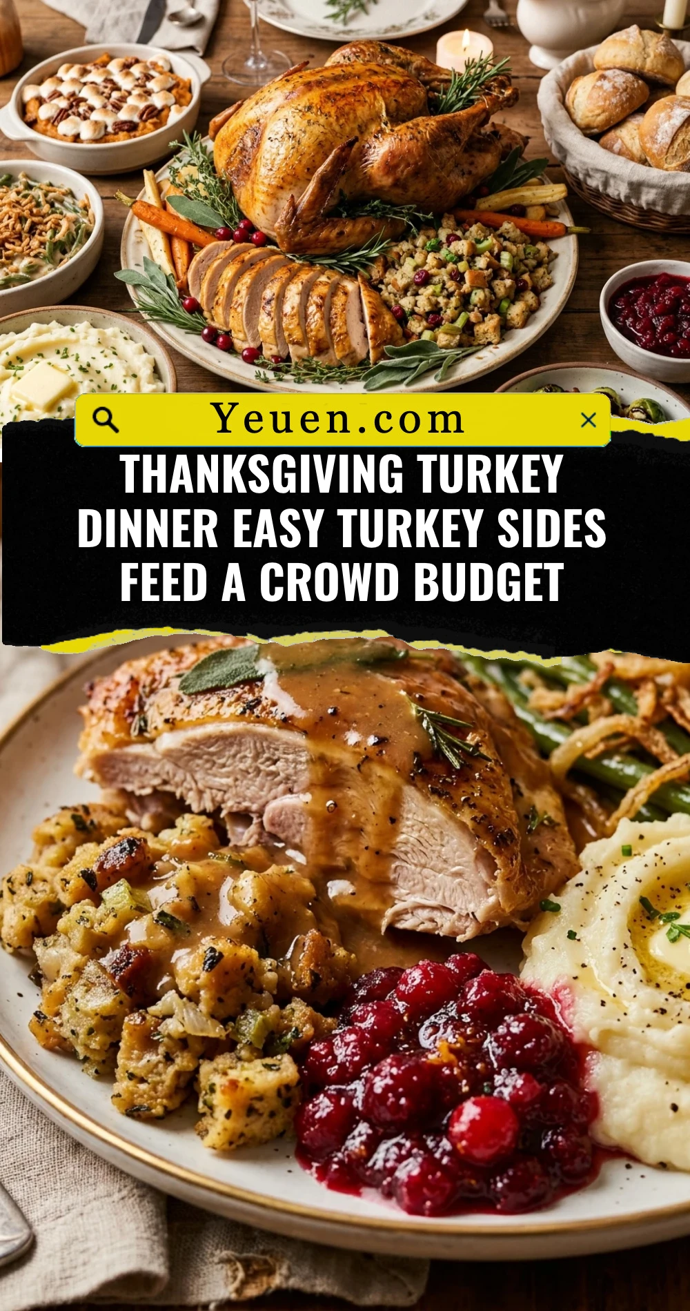 Thanksgiving Turkey Dinner Easy Turkey Sides Feed A Crowd Budget
