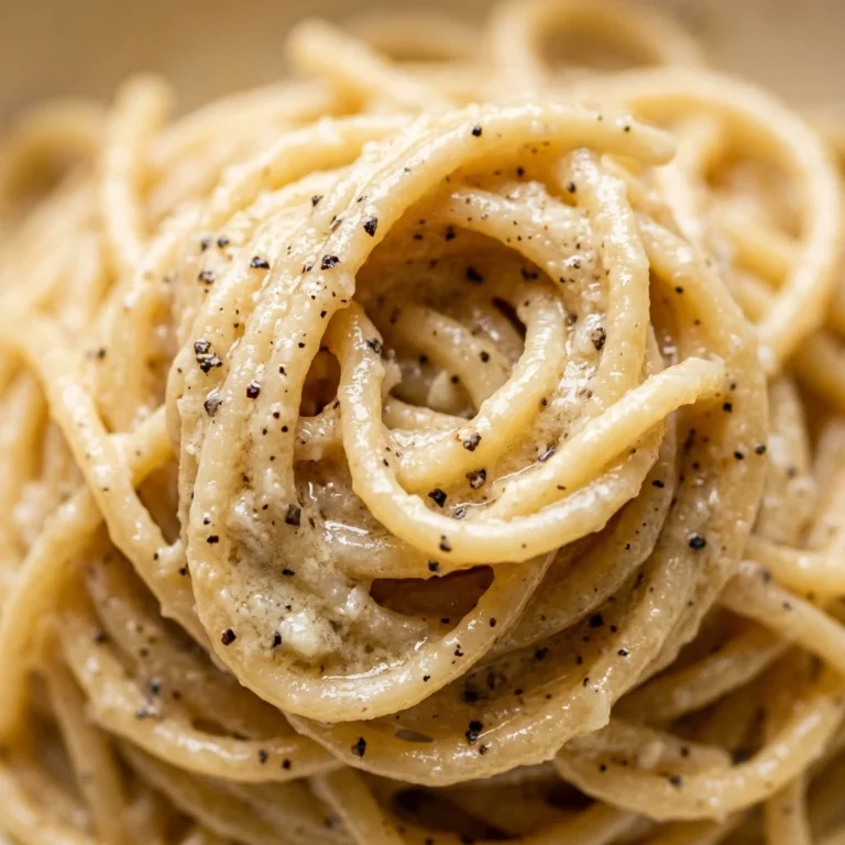 The Creamiest Cacio e Pepe 3 Ingredient Pasta