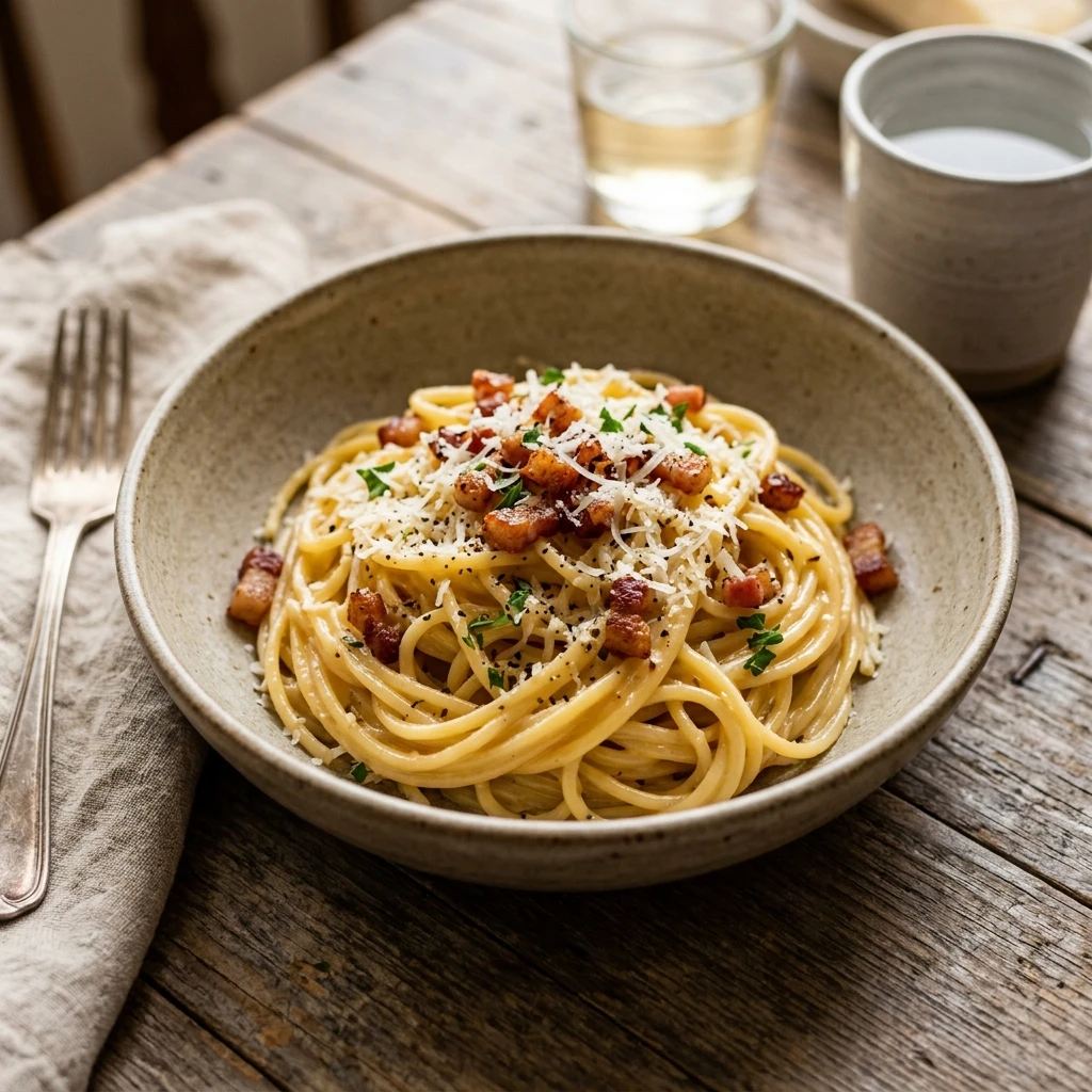 The Creamiest Carbonara Without Cream Authentic