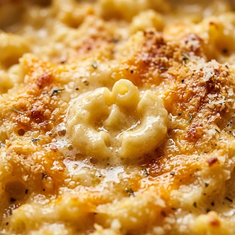 The Creamiest Mac and Cheese Baked With 3 Cheeses