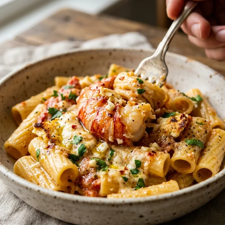 TikTok Famous Lobster Pasta With Baked Feta Hack